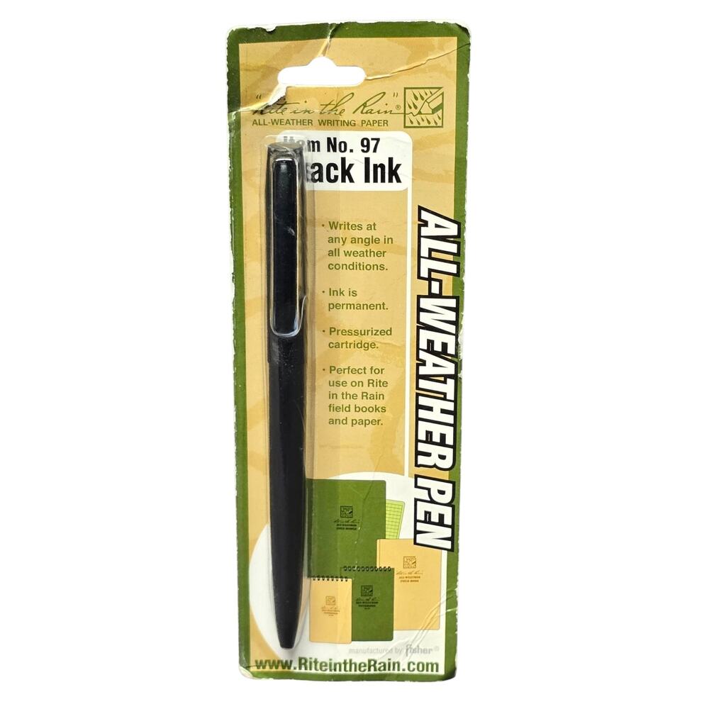 Rite in the Rain All-Weather Black Ink Writing Pen No. 97